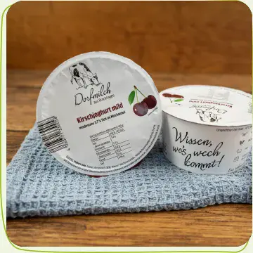 Dorfmilch Kirschjoghurt mild